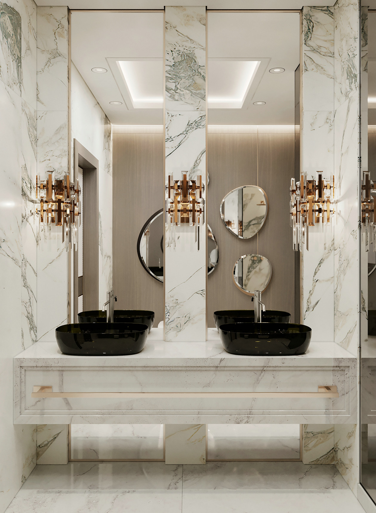 原木+大理石 打造出满满的高级范儿！-21