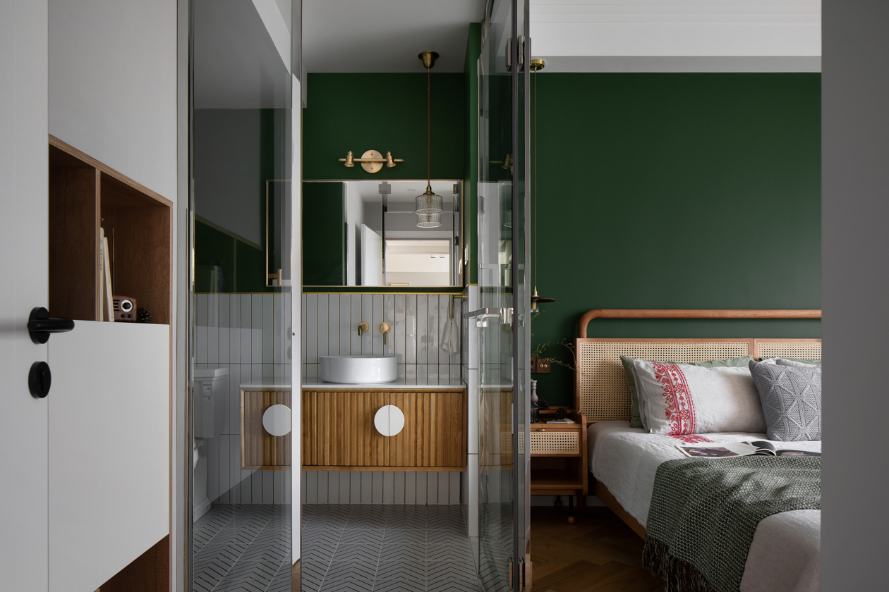 90㎡精装房爆改,复古风格摄影家专属家-40