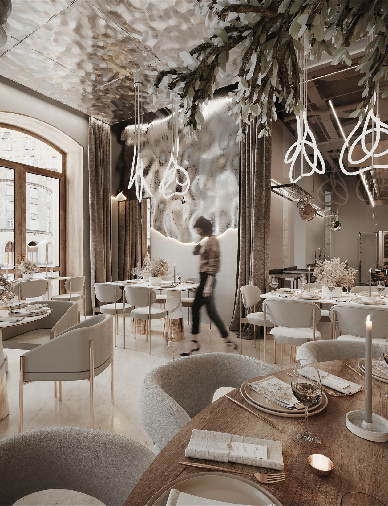 设计感超强的餐厅设计 很有意境！-11