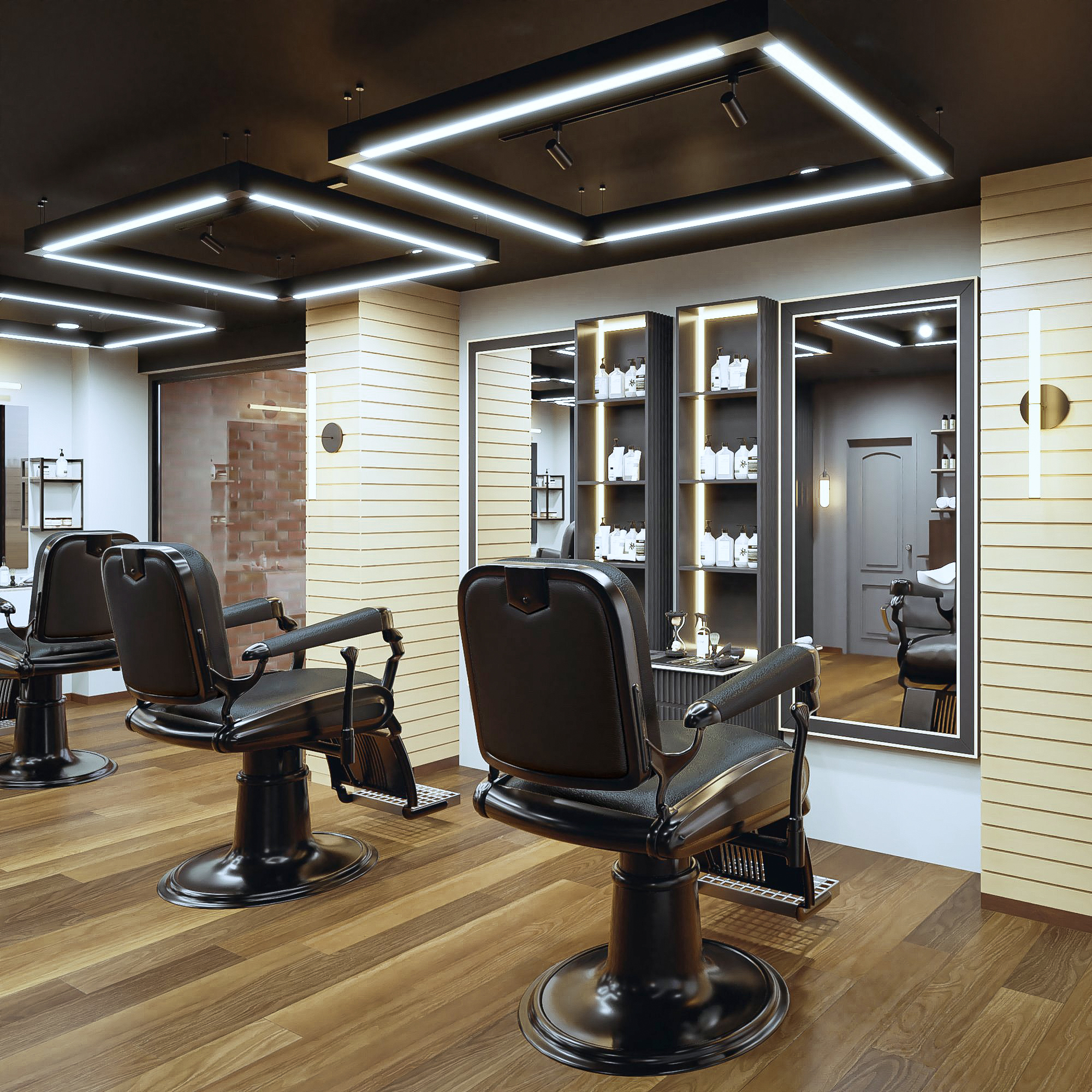 ROYAL BARBERIA STUDIO（皇家理发店工作室）丨Akroarquitectura工作室-11