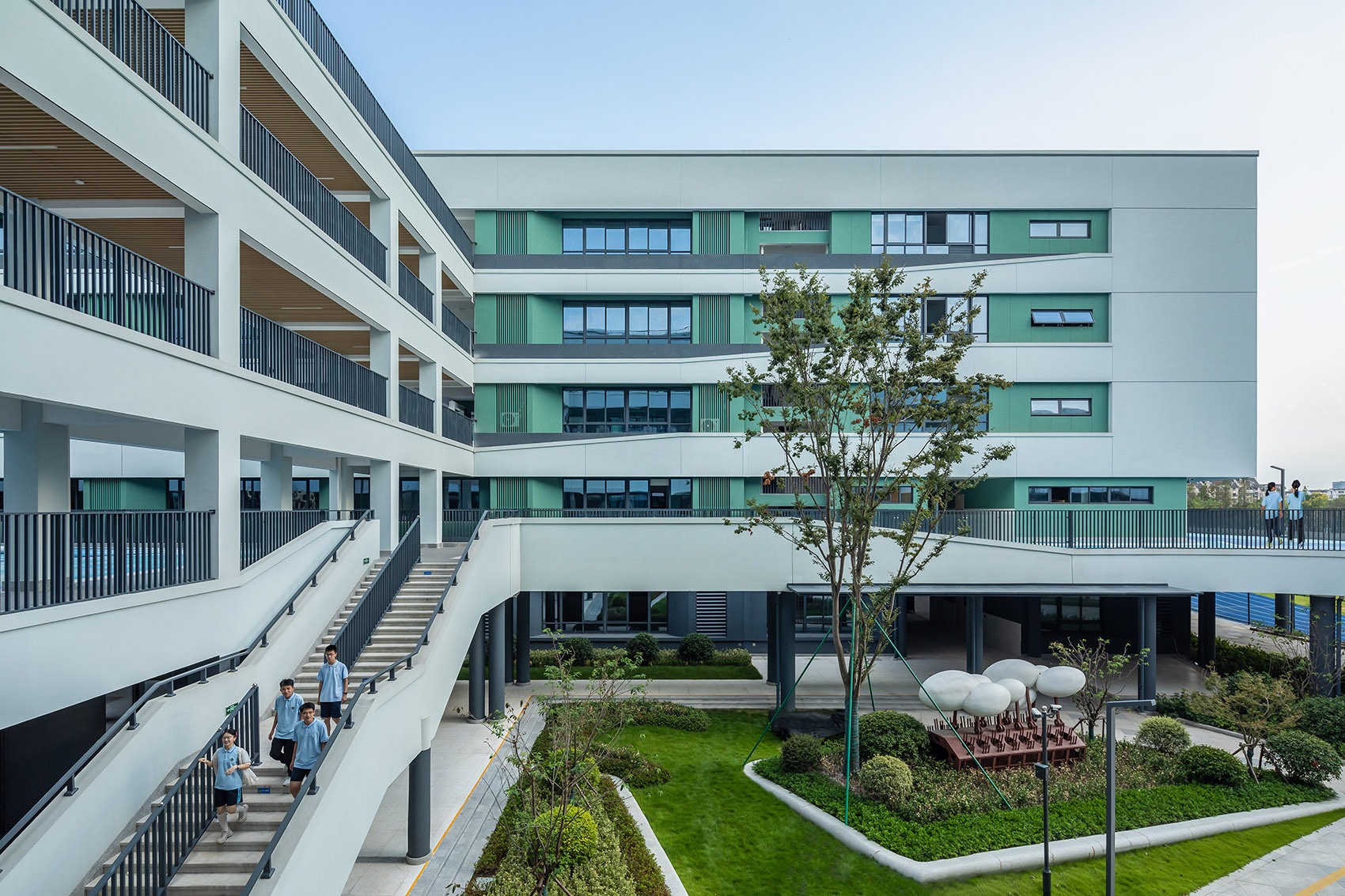 宁波市鄞州区童第周实验学校丨中国宁波丨c+d设计中心-54