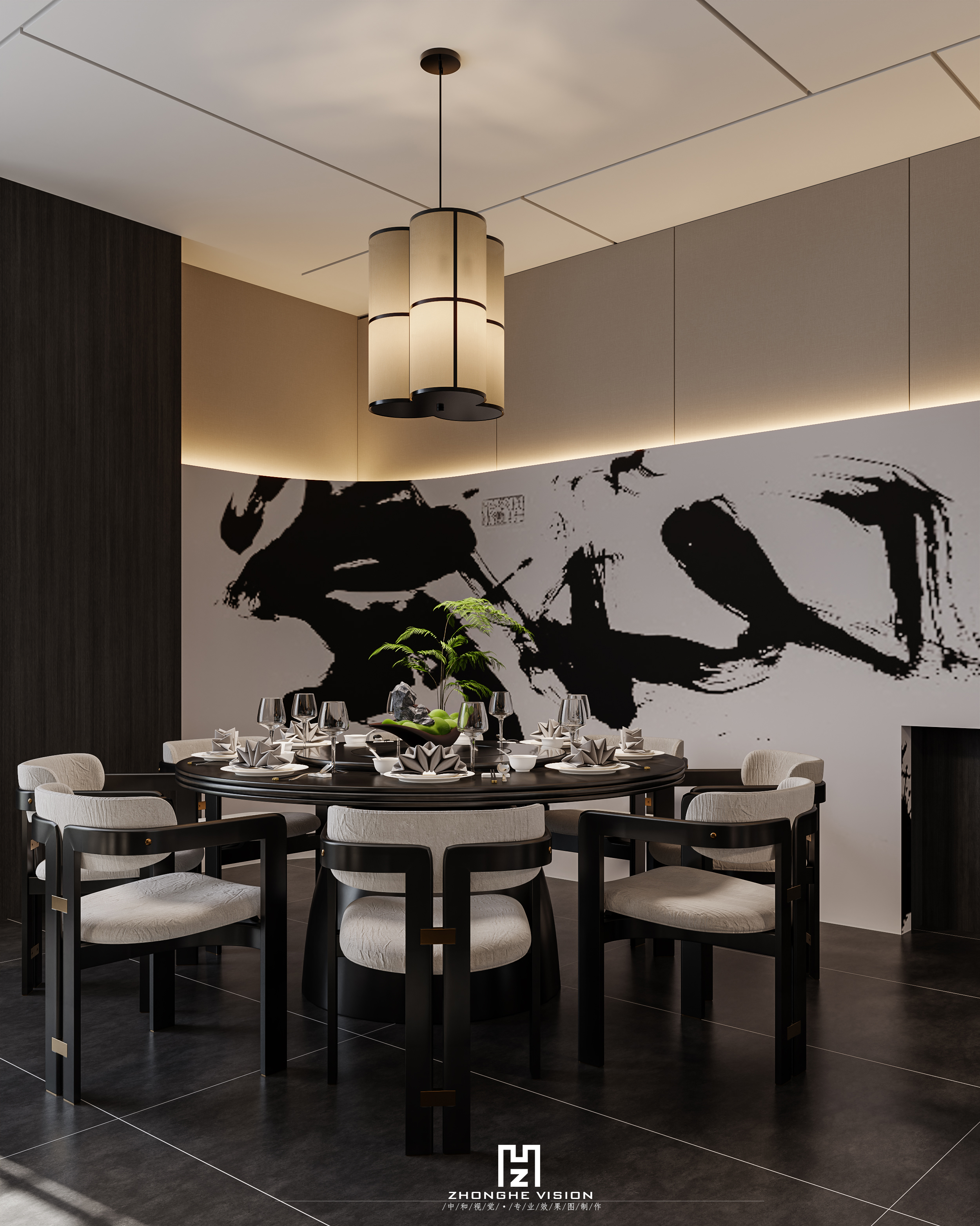 餐饮空间最新渲染-5