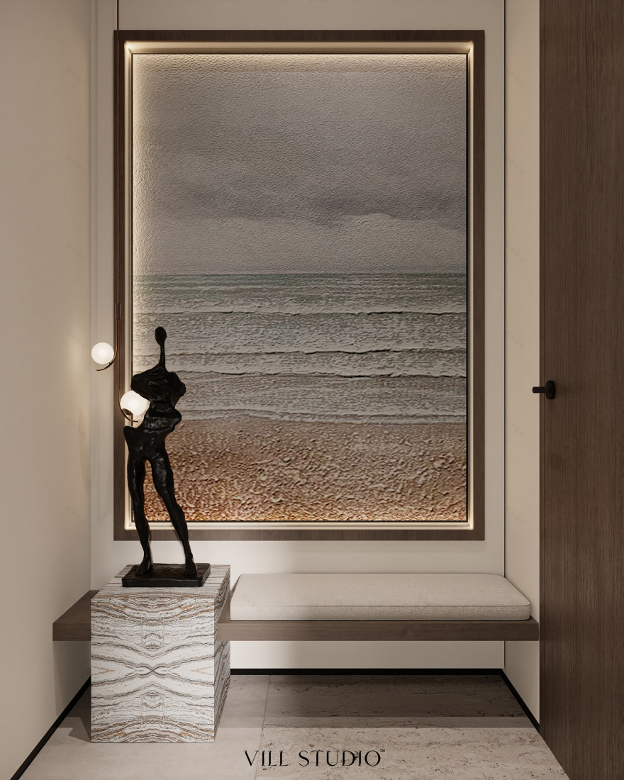 LUXURY VILLA LIVING & DINING INTERIOR DESIGN | KSA-22