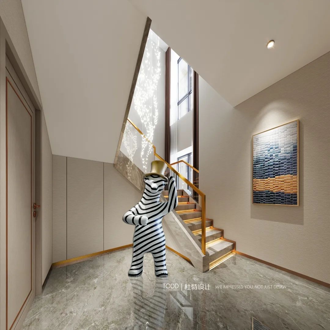广州番禺星尚花园顶层复式独栋别墅空间设计丨中国广州丨TODD 杜特设计-29