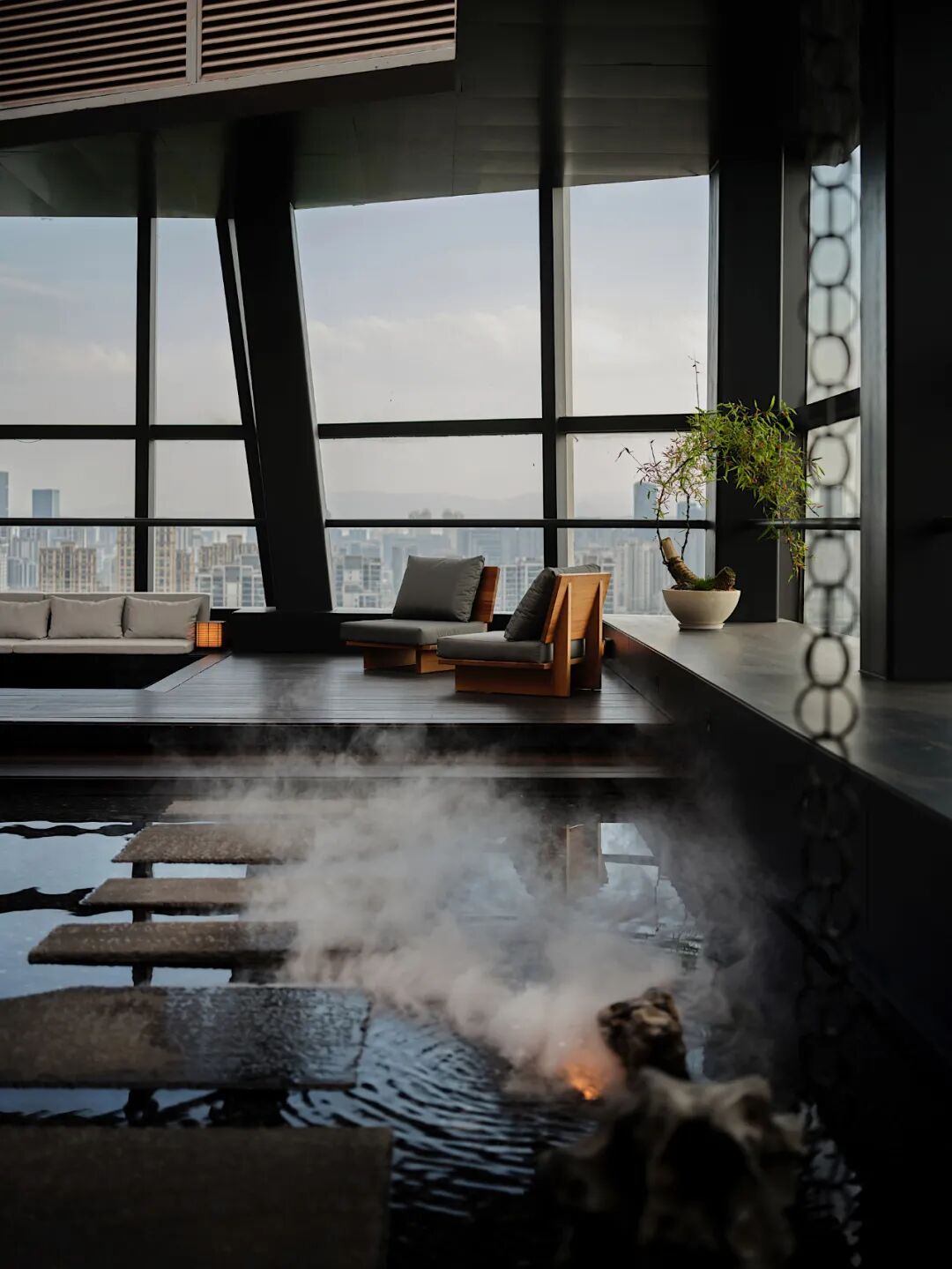 YaoDesign耀设计｜凯宾斯基酒店顶楼茶室-11