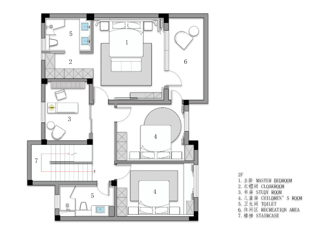 和园山景别墅丨中国济南丨牟恩室内设计-95