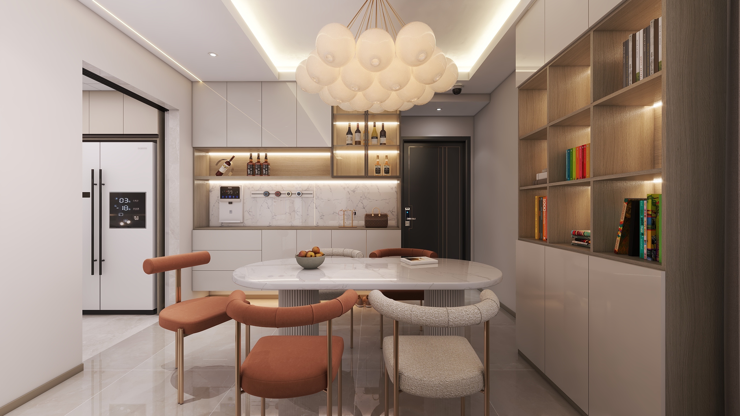 四川成都香瑞楠府（95平方现代简约三居室）-15