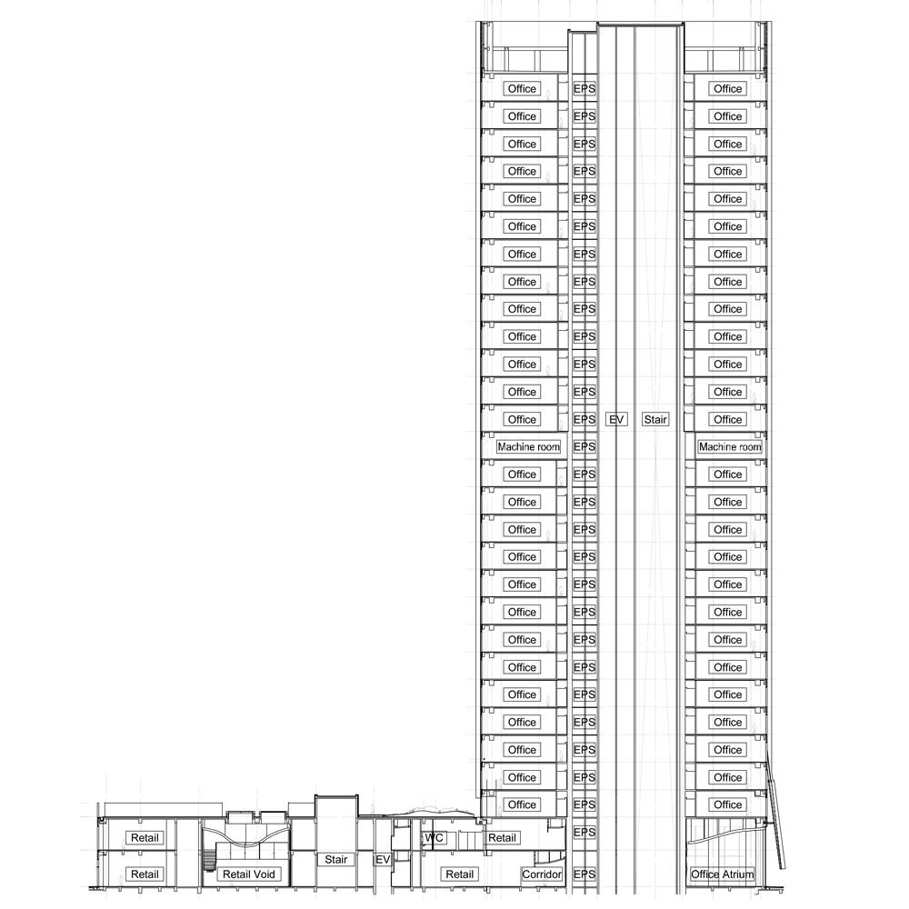 为上海办公楼披上柔软的外衣——隈研吾-14
