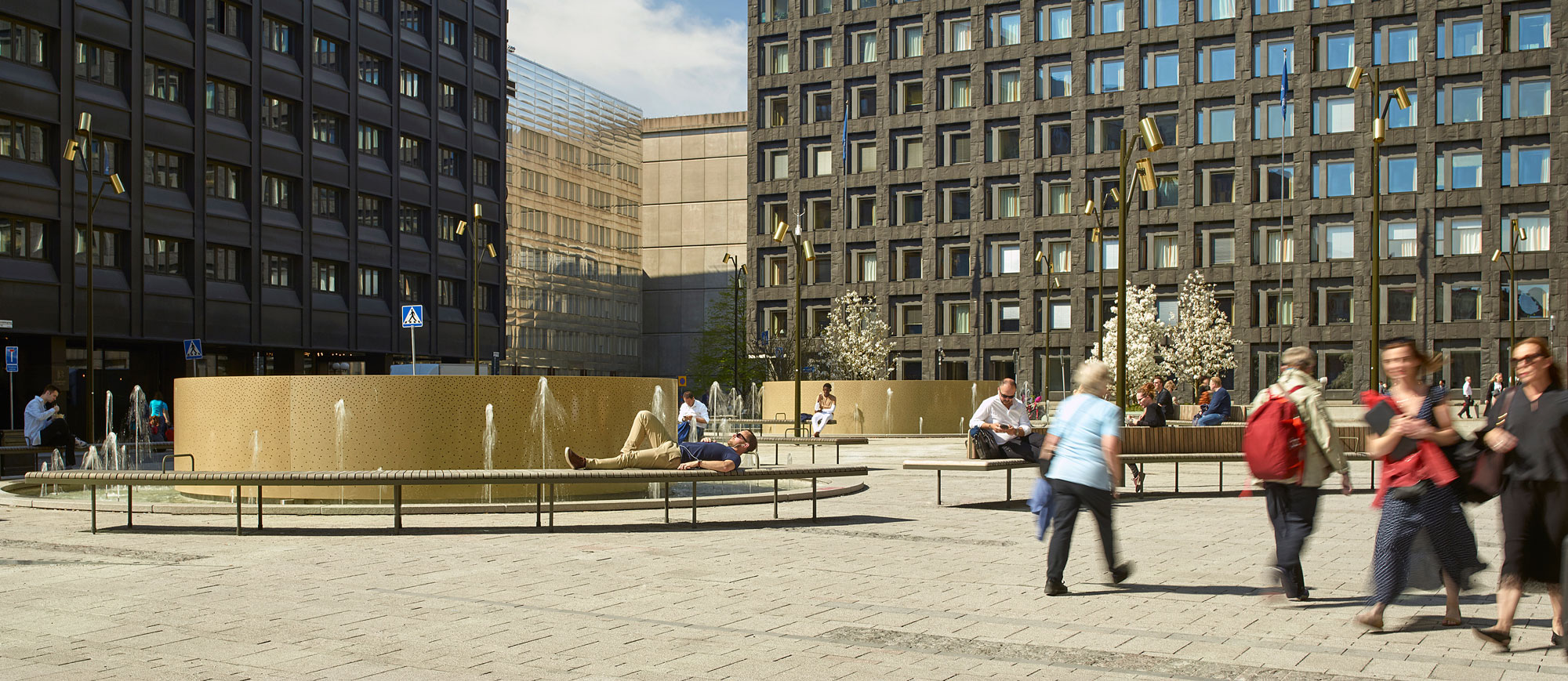 瑞典斯德哥尔摩 Brunkebergstorg 广场景观设计-0