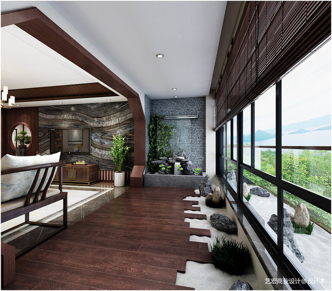 128万元休闲空间320平米装修案例-10