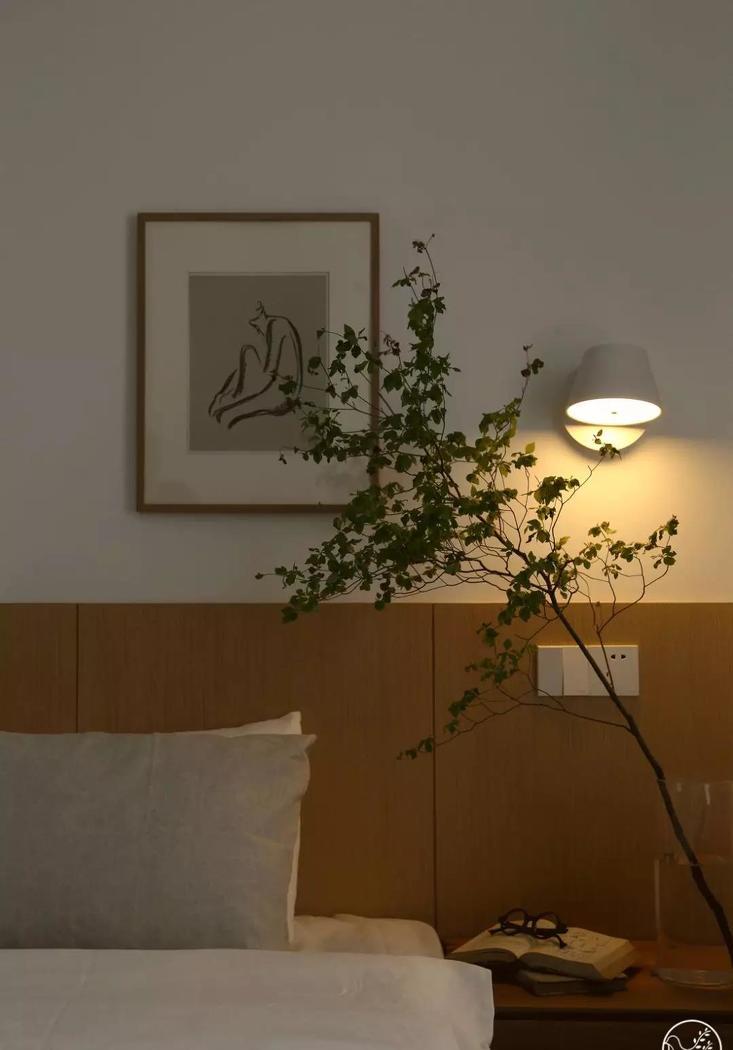 清羽设计丨平层丨暖fufu的甩手度假房-29