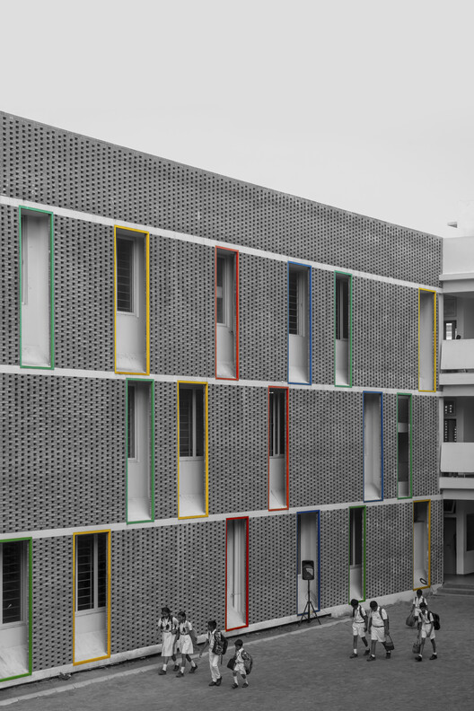 印度马哈里希 Vidya Mandir 学校丨印度金奈丨KSM 建筑事务所-29