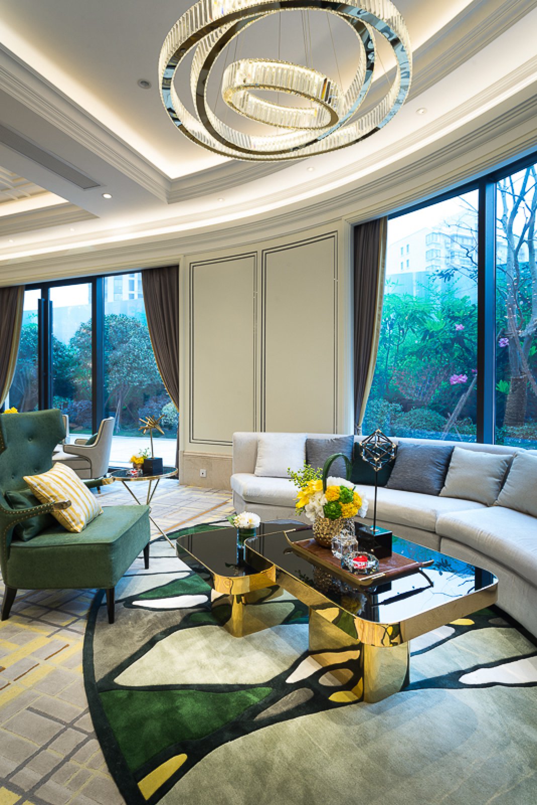 穿越九溪烟树，到售楼处体验“轻奢自然风”  易和设计-极尚软装-11