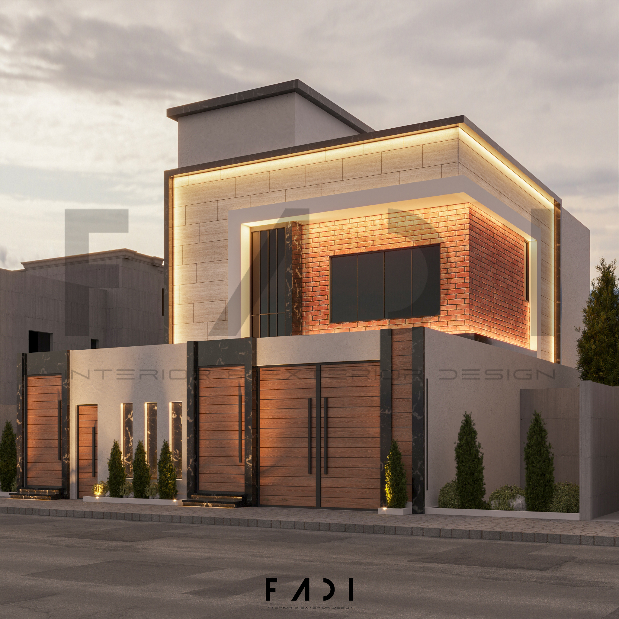 EXTERIOR DESIGN | MODERN VILLA IN RIYAD - KSA-6