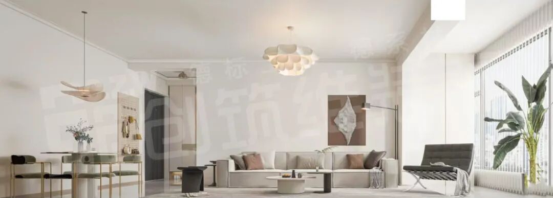 燕京航城|97㎡三居现代简约风案例-25