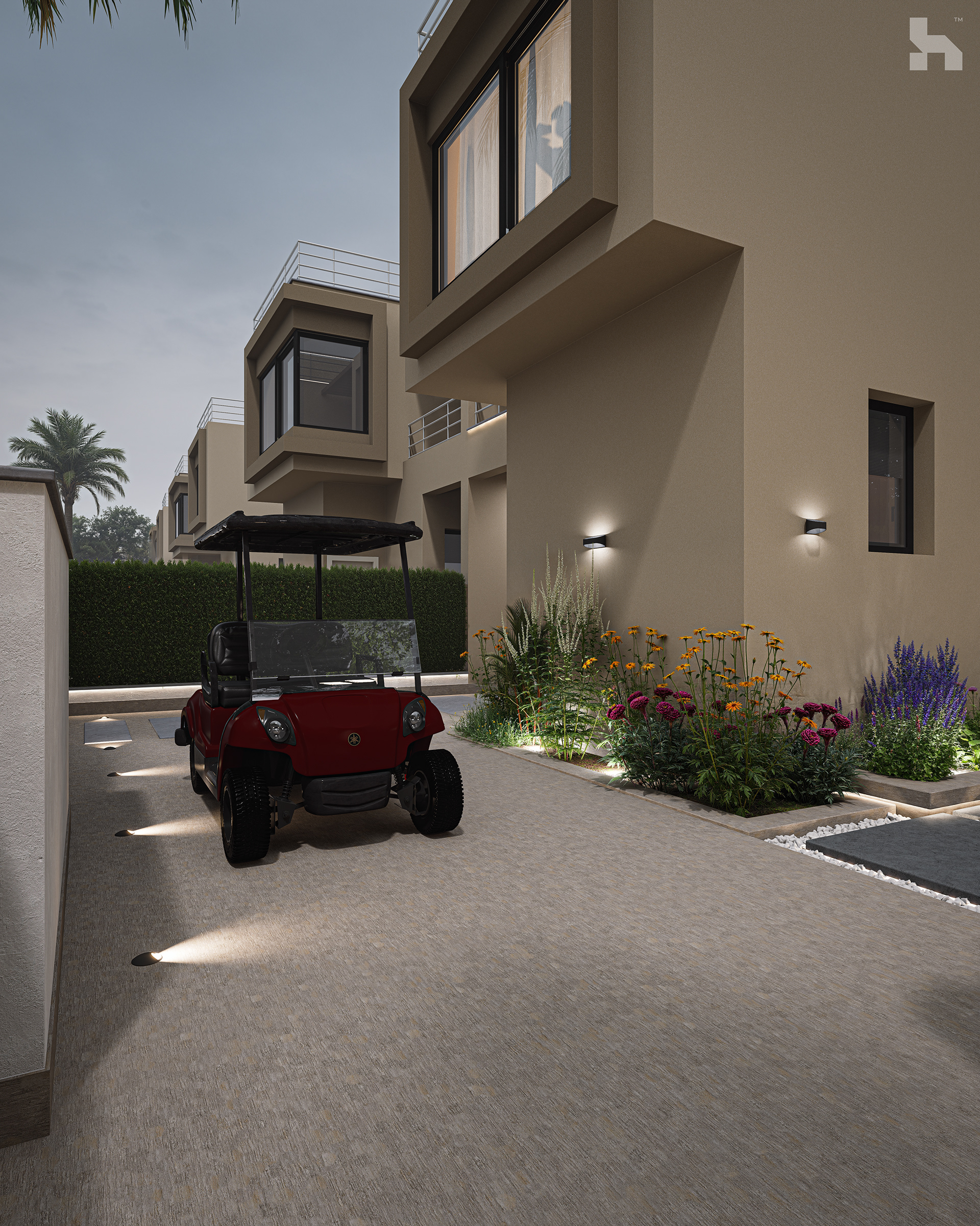 Twin Villa in Palm Hills, New Cairo, Egypt-19