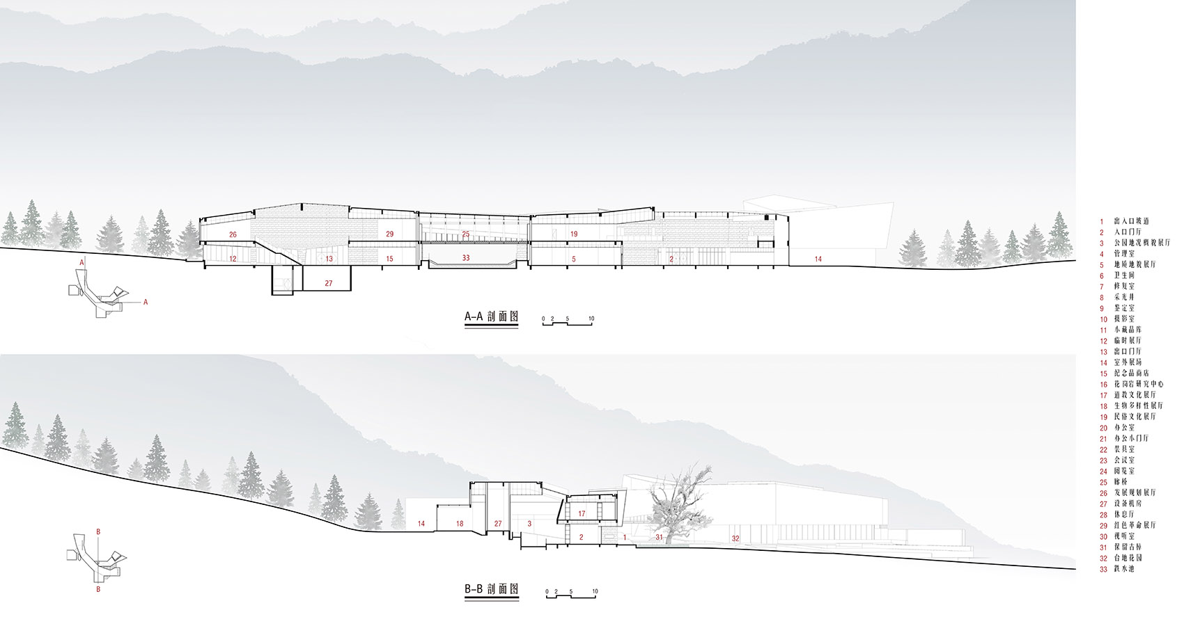 三清山地质博物馆丨中国上饶丨浙江大学建筑设计研究院-72