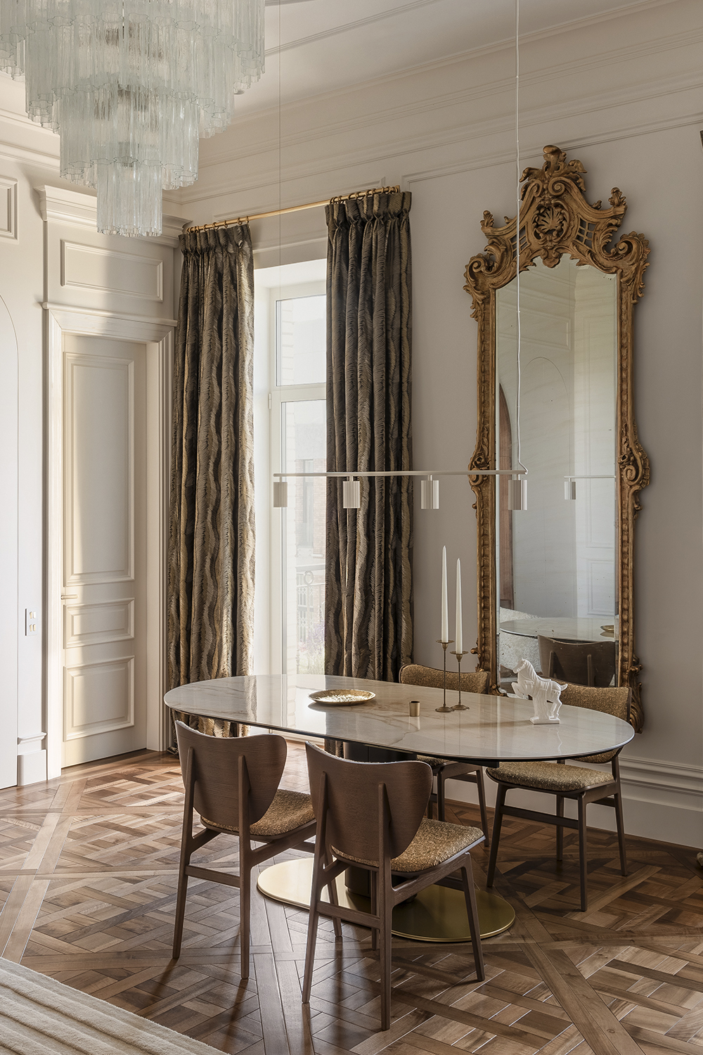 美好时代、装饰艺术、中世纪现代主义与粗野主义公寓丨乌克兰丨Yana Molodykh-2