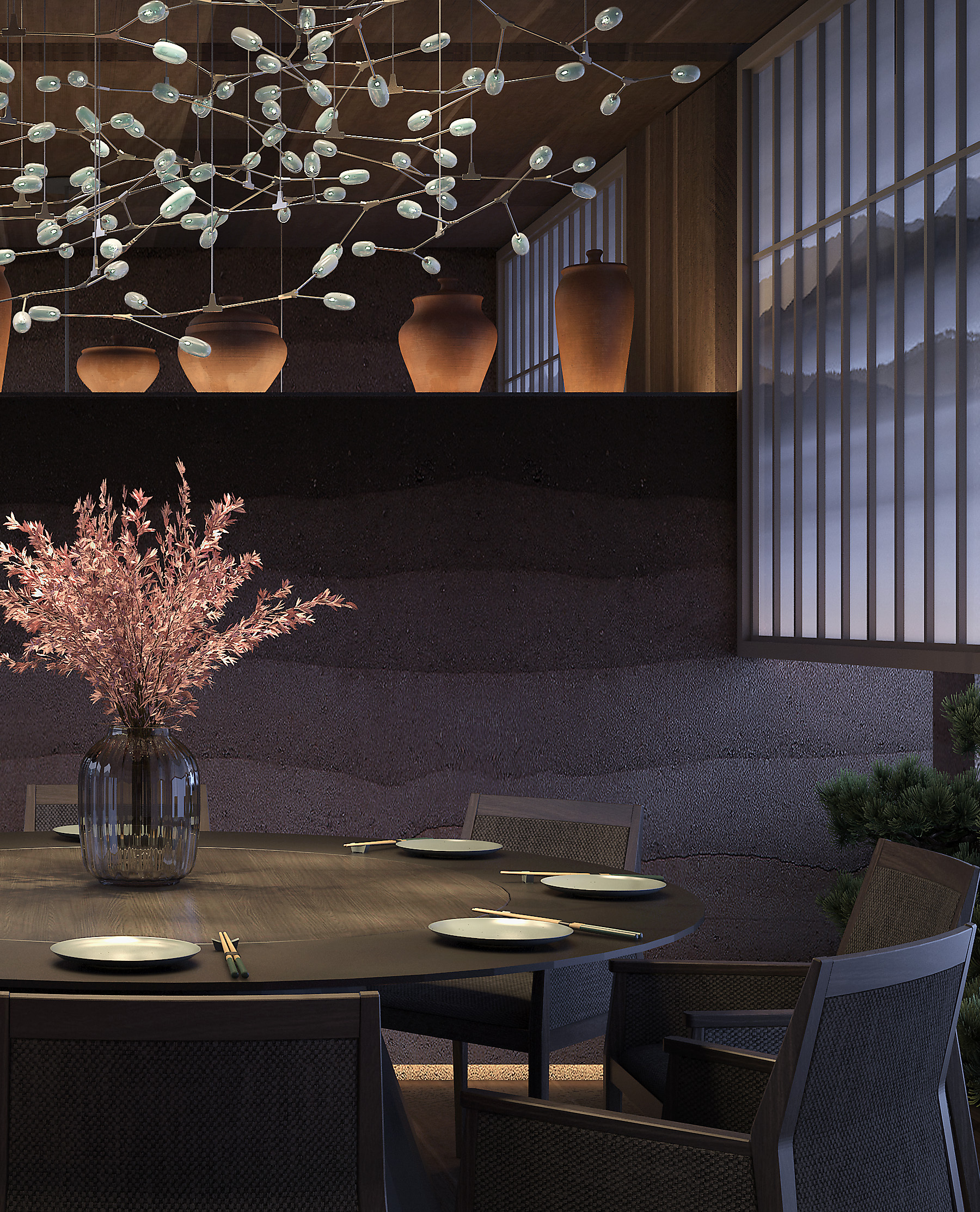 中式餐厅会所设计-1