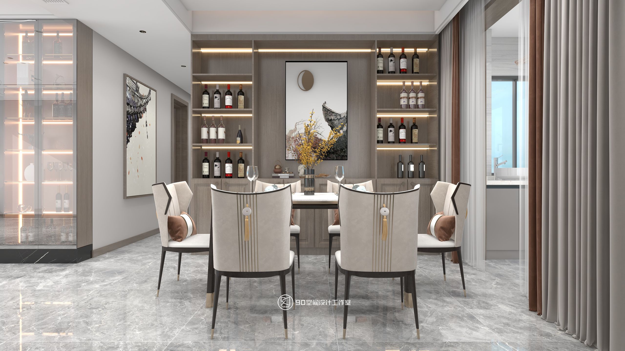 多情种新中式风格126 平方 4 室 2 厅 2 卫-13