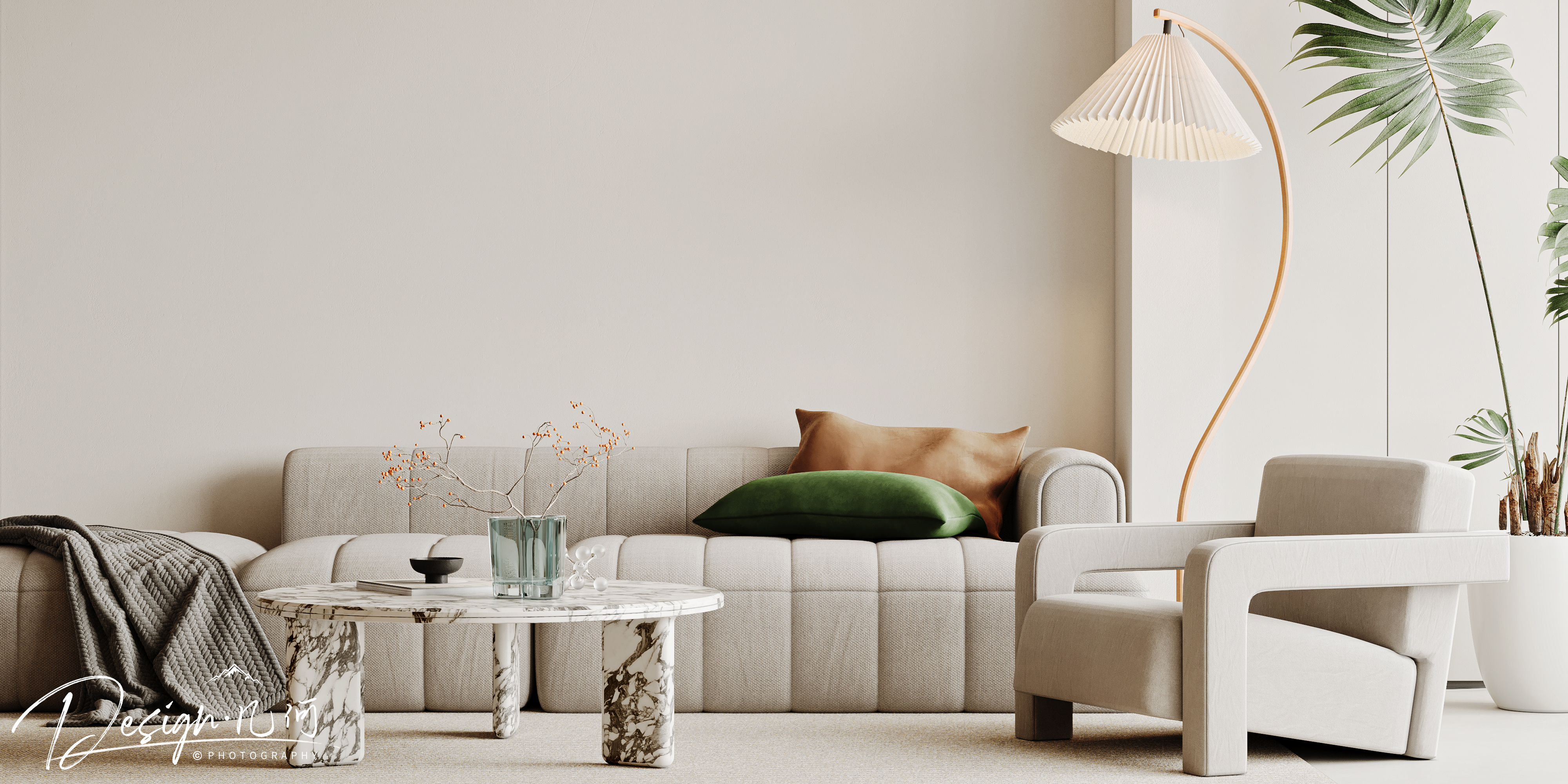 几何空间视觉表现 | 华安府现代奶油风客餐厅-8