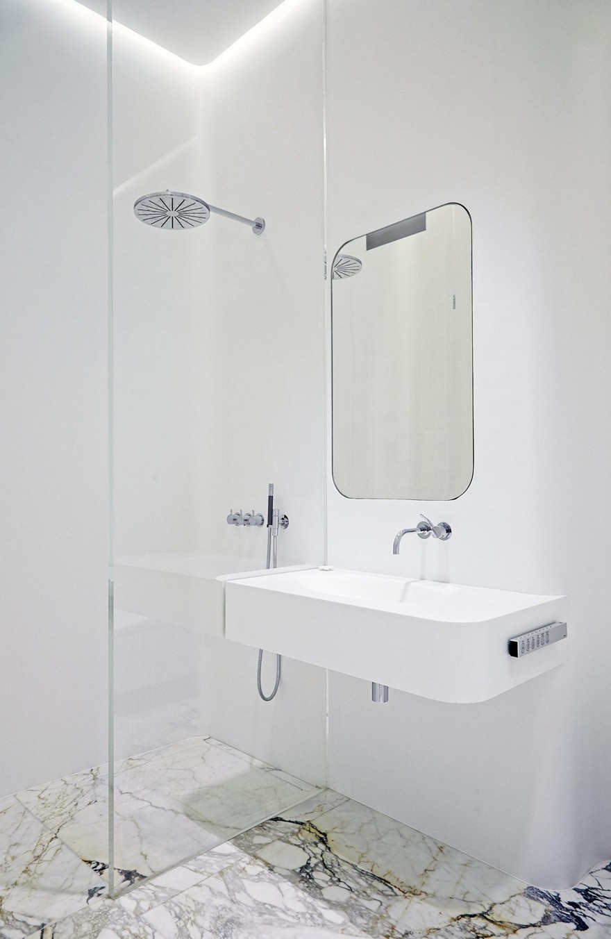 West London Apartment with Stylish Interiors Completely White-15