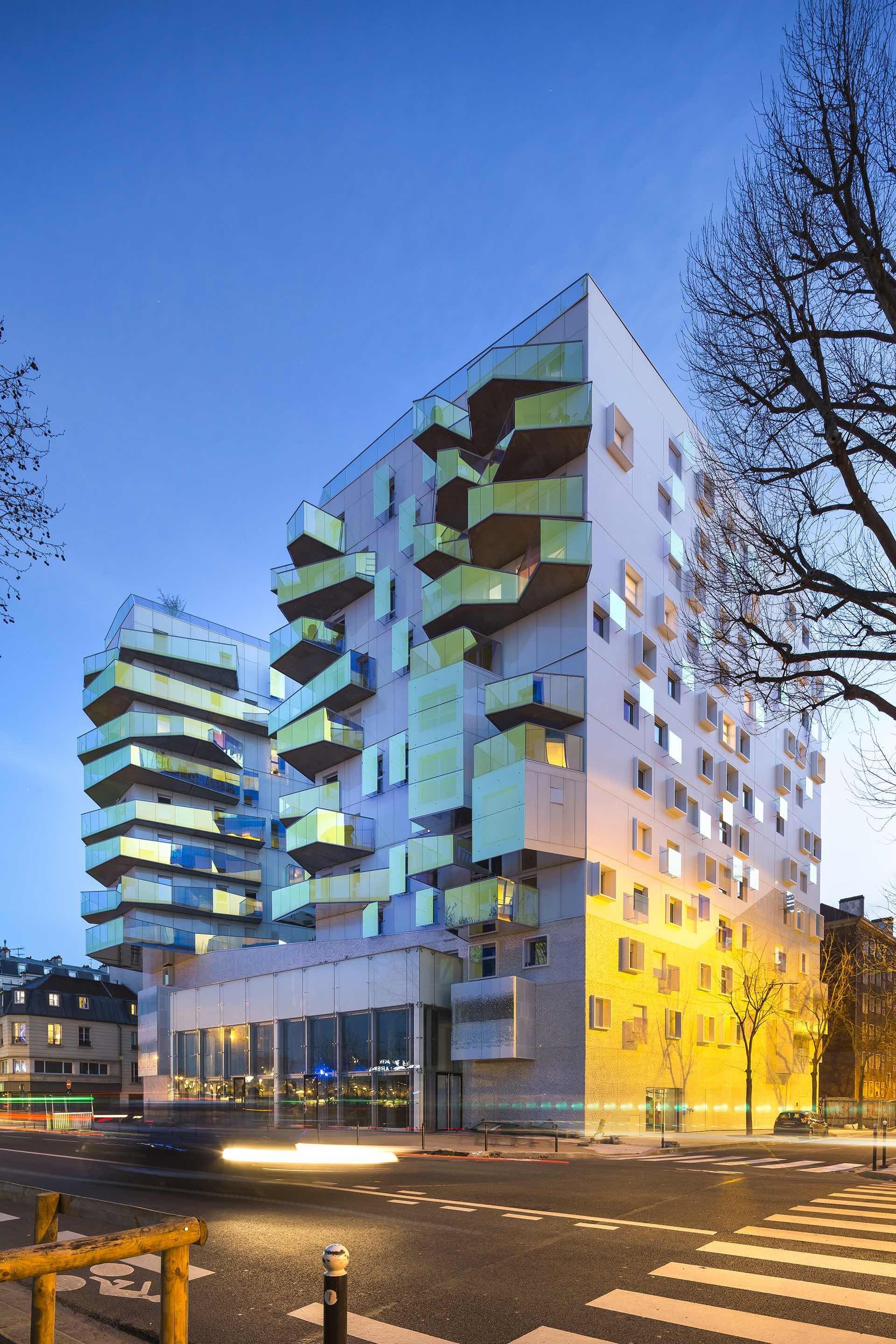 巴黎河畔的“FULTON”住宅区——现代与自然的和谐共生-34