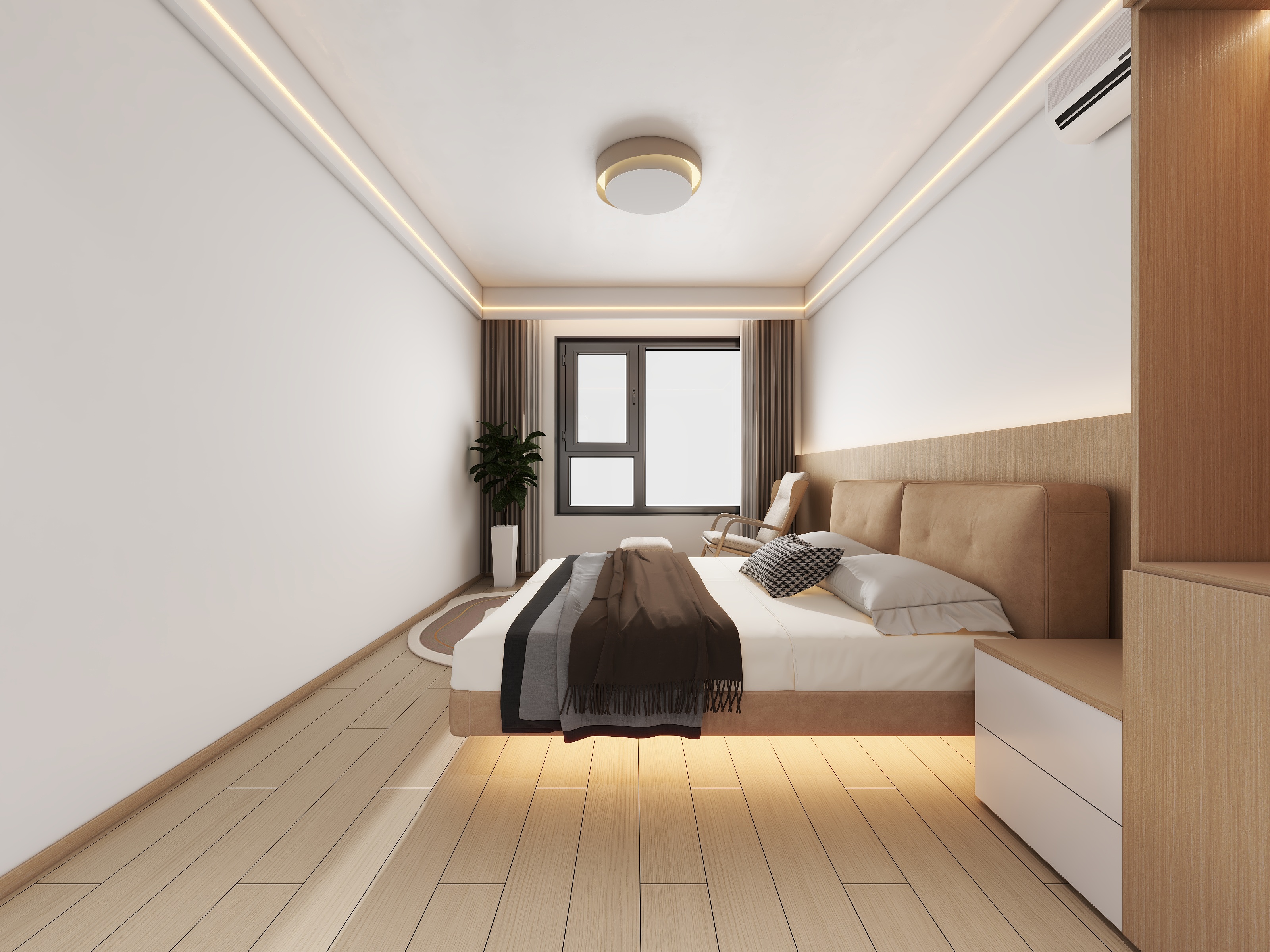 四川岳池雍合湾（123平方现代原木两居室）-37