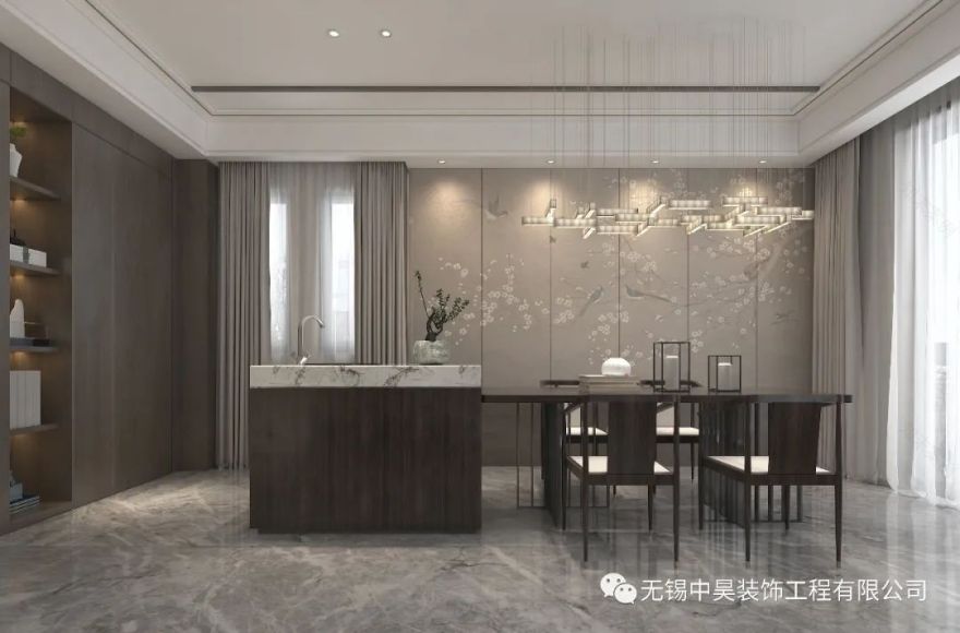 金轮·湖晓兰庭 | 现代中式风格别墅设计-32