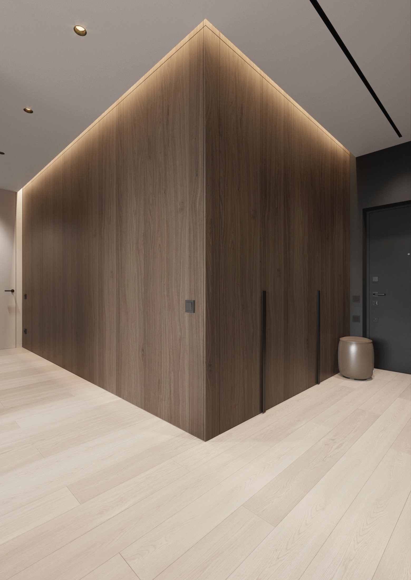 95㎡浅色系公寓设计 既舒适又精致-2