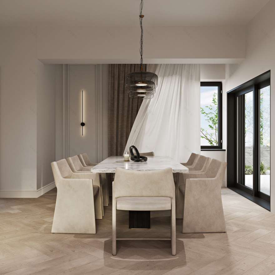 希腊现代经典房屋室内设计-24