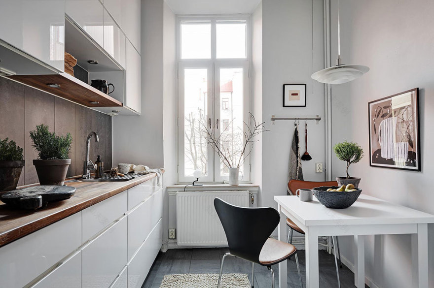 温馨时尚的 80 平米斯堪的纳维亚风格公寓-13