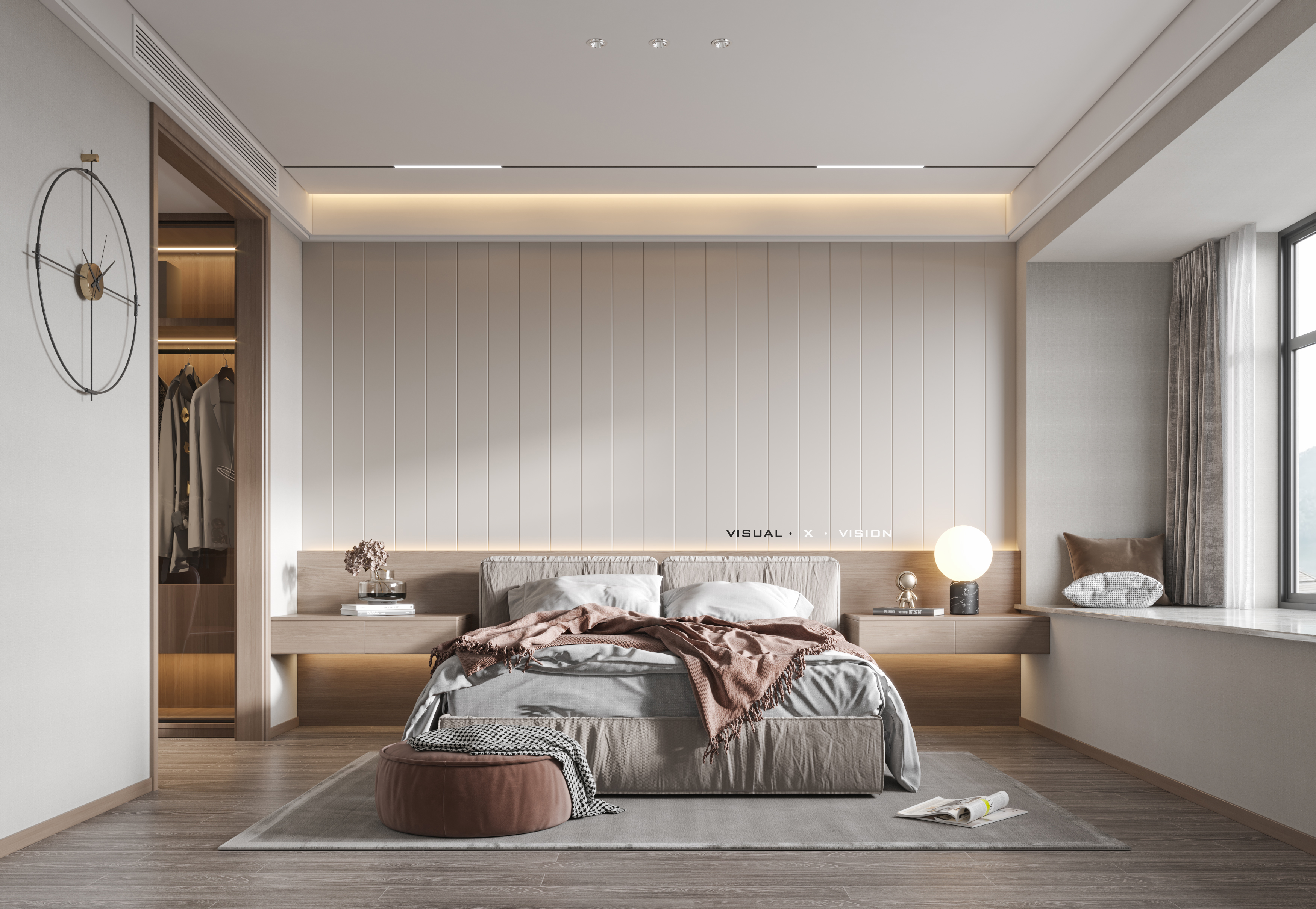 现代暖调家居设计，温馨舒适的空间艺术-11