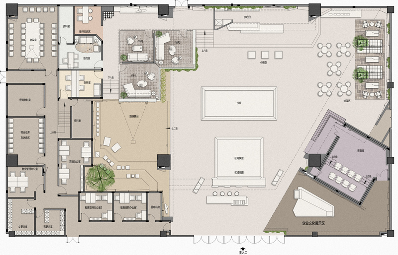 中新·知识城展示空间设计 | 现代简约的未来科技感-25