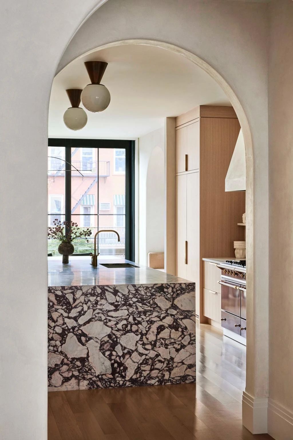 新泽西州霍博肯现代主义住宅丨美国新泽西丨Corvino Design-11