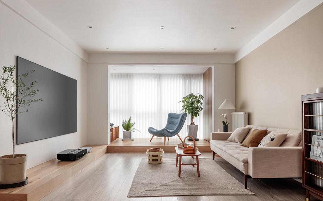 温暖秋日之家 · 二手房高饱和墙绘改造-17