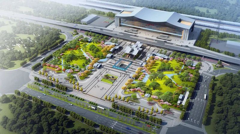 上虞南站站前广场丨中国绍兴丨上海市政总院-27