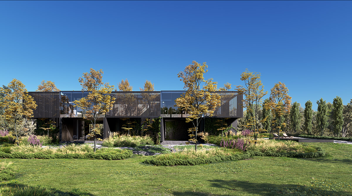 墨尔本河畔别墅,打造室内外一体化生活空间-9