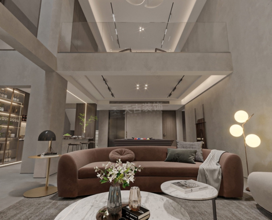 香港置地壹江郡现代轻奢别墅设计丨中国香港丨天古装饰-7