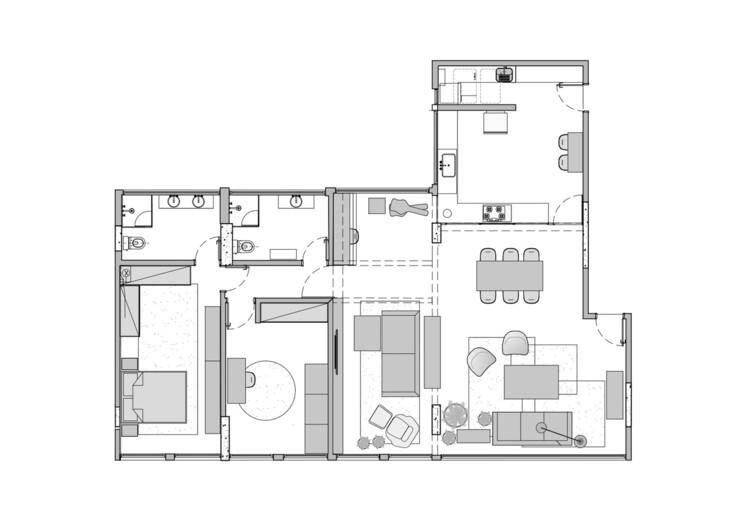 巴西公寓的 10 次翻新-19