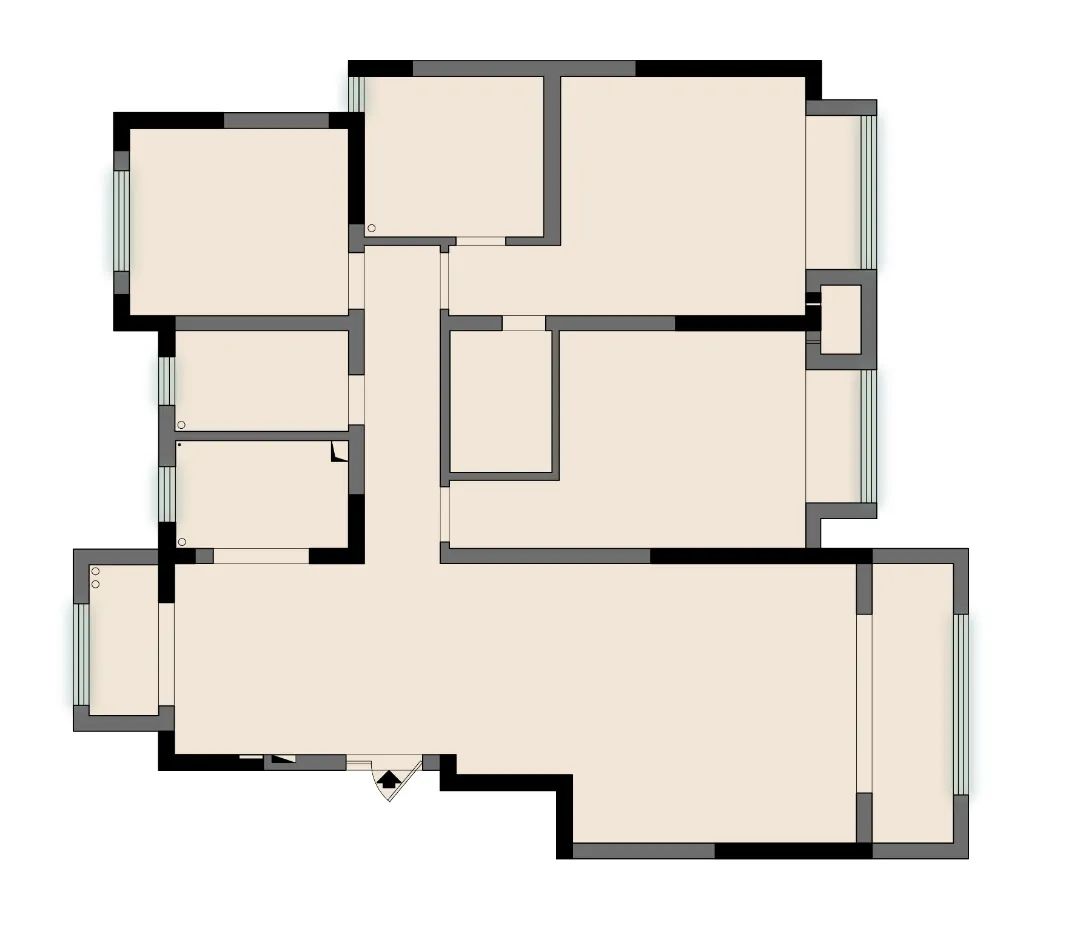 136㎡三室两厅，在幽静中绽放青春  度设计机构-25