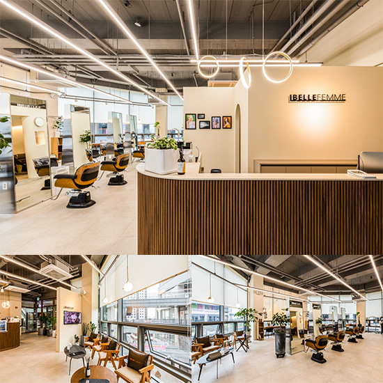 白色木纹打造现代美容空间-1