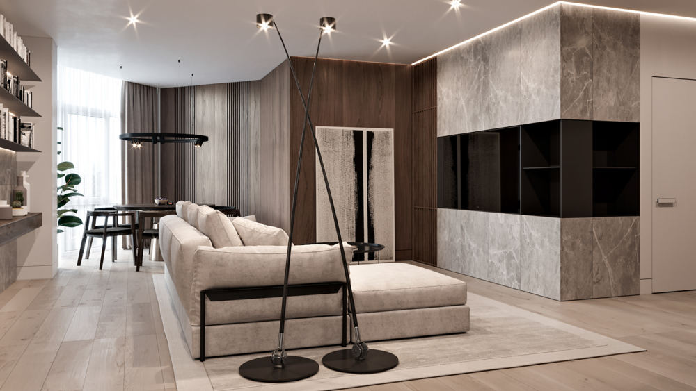 简约奢华的乌克兰 Kyiv 公寓设计丨Ivanna Pavlus-4