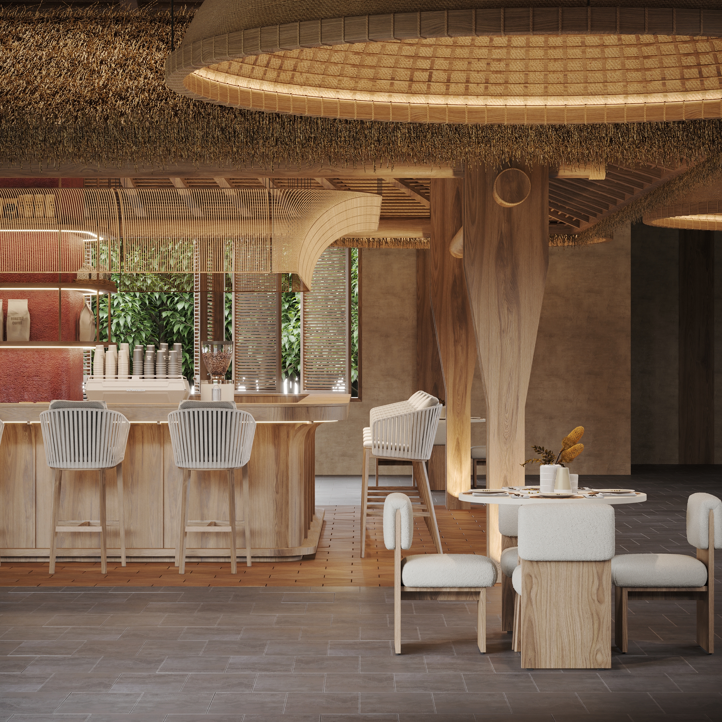 综合室内设计方案（含接待厅,餐厅咖啡馆,别墅）-19