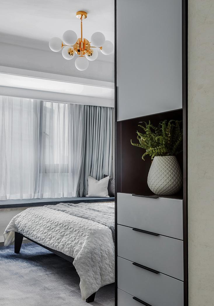 115 平精装房超大空间收纳术丨朴森全案设计-17