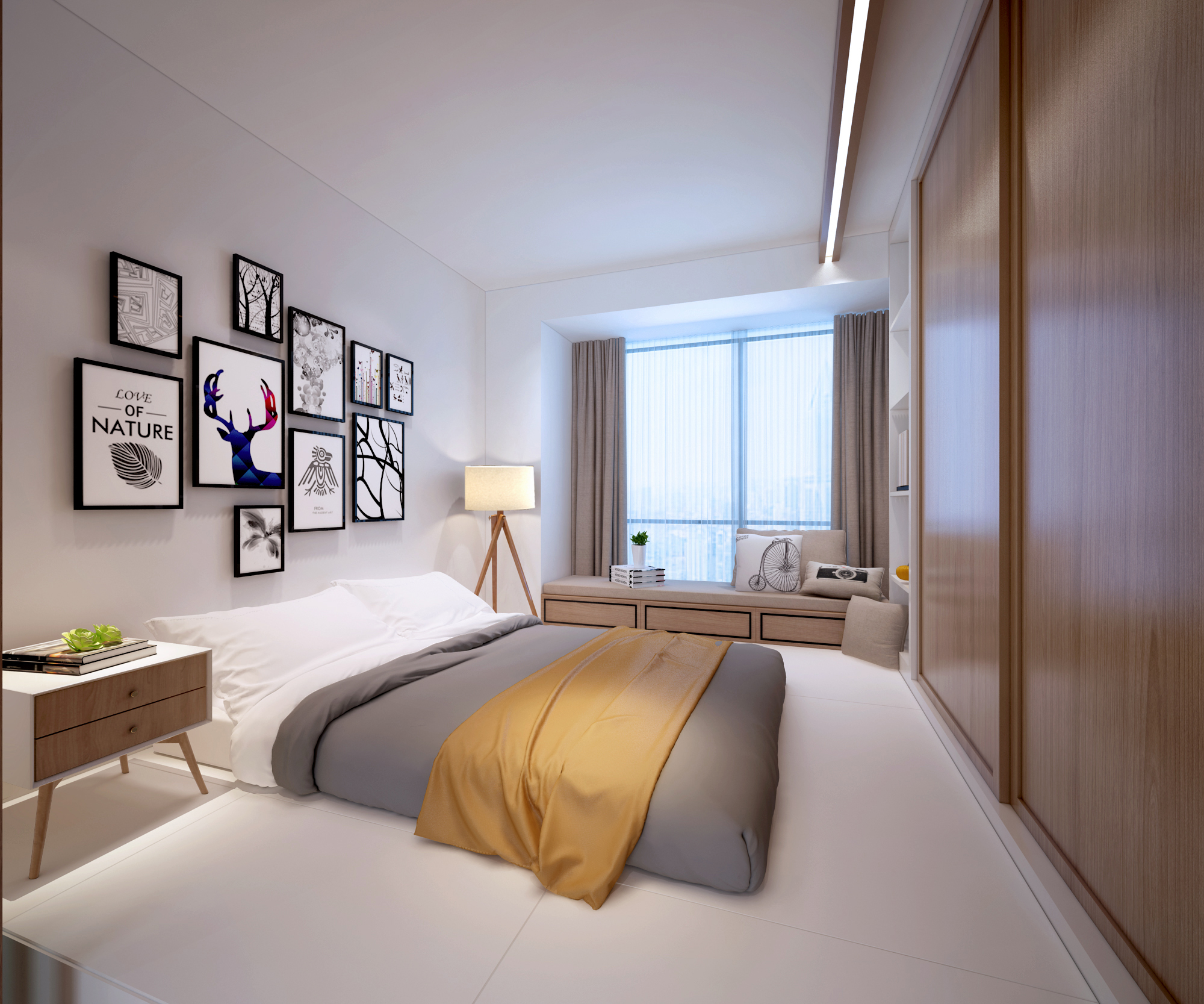 文艺女青年的时尚二手房改造-21