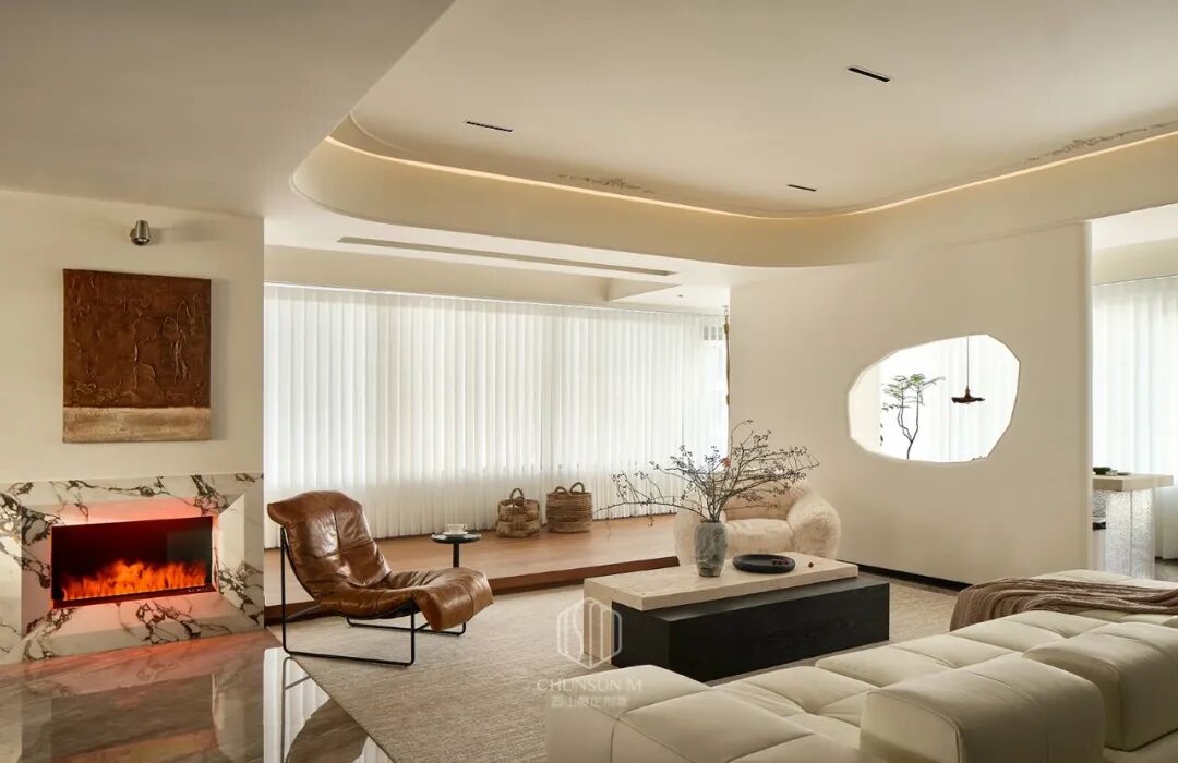 江心印园230㎡|法式中古暖居，超乎你对家的想象！-6