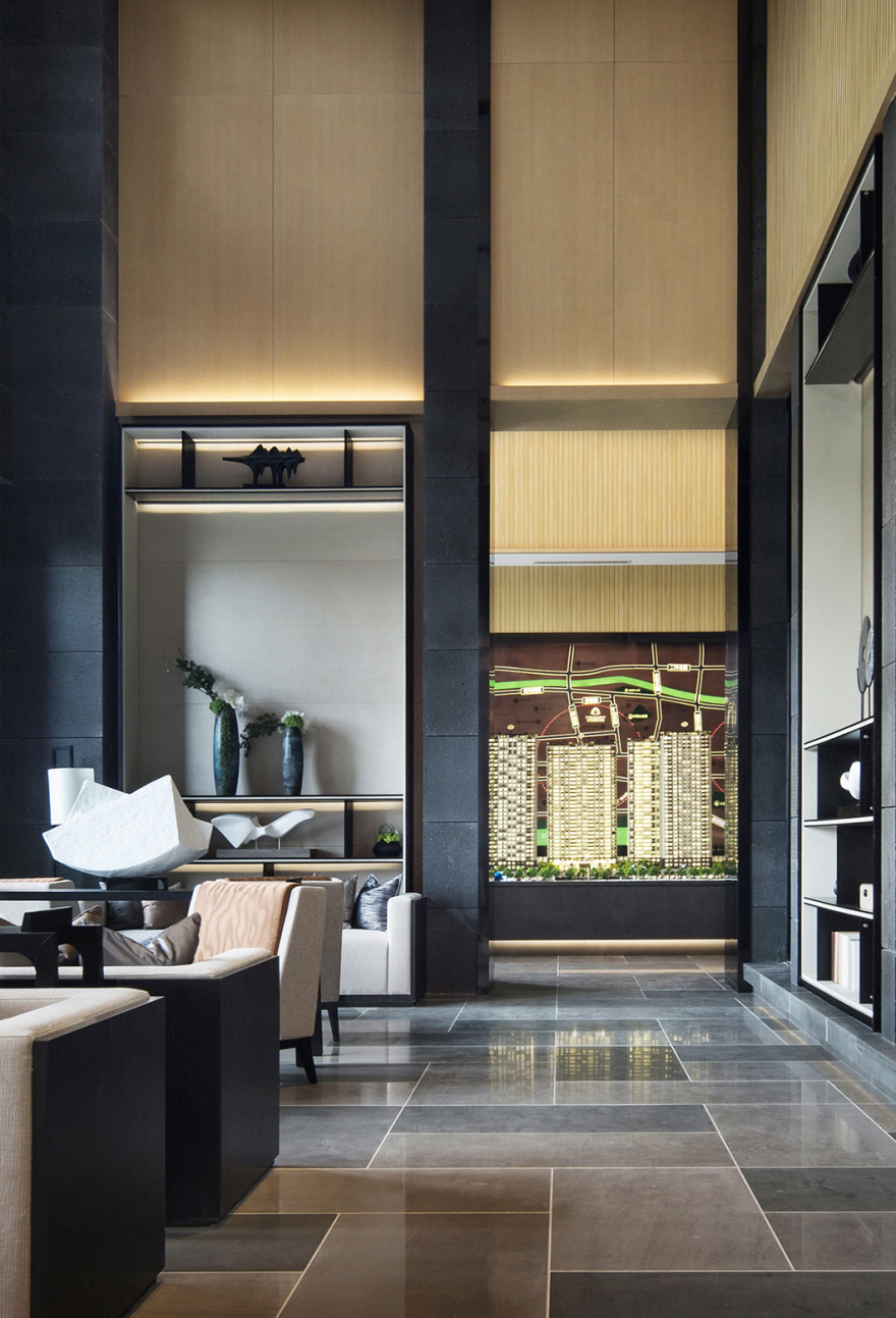 徐州万科翡翠天御售楼处 | 幽微蕴藉,空灵清远-15