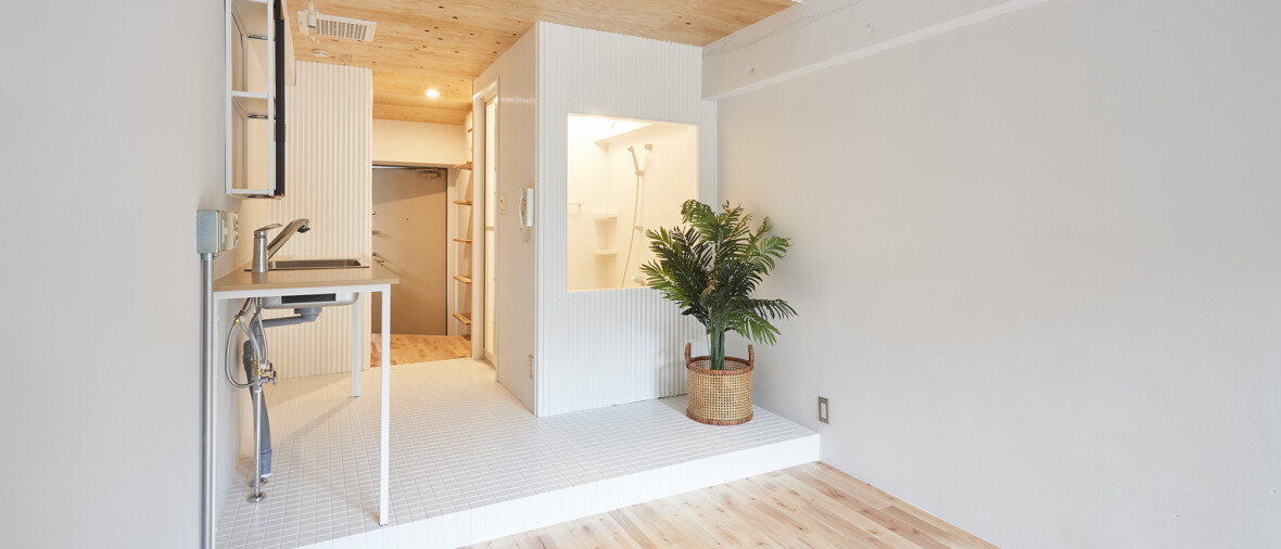 室内有「ガーデニングスペース」的マンションリノベーション丨日本京都丨蟻川建築設計事務所-1