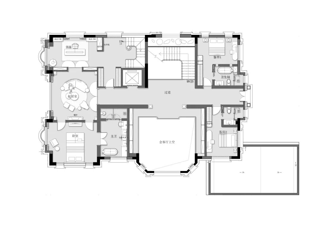 P.W.璞物设计丨时光凝萃的艺术·华章--纯净法式-126